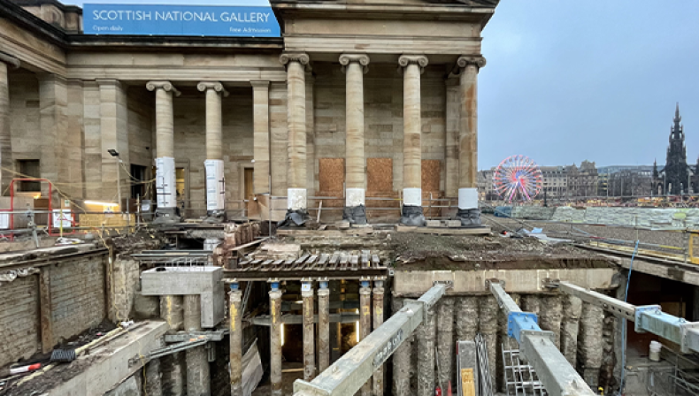 Integrated temporary support solutions support historic gallery refurbishment